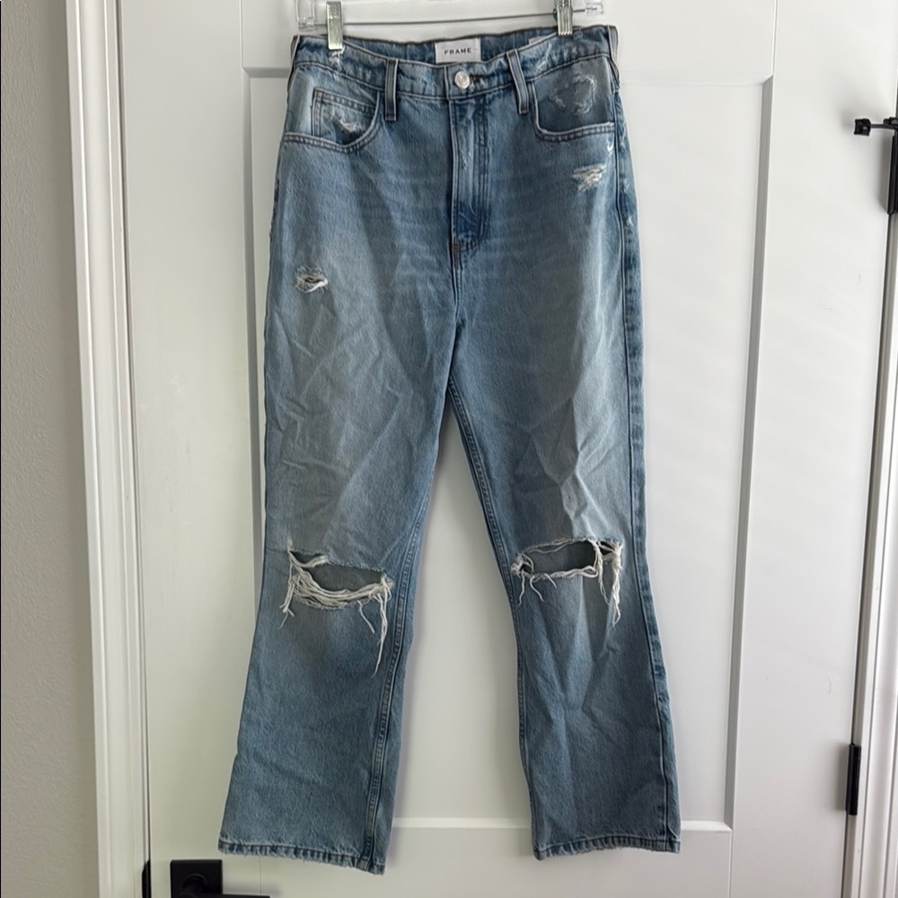 Frame Le High Crop mini boot Denim Women's Jeans